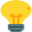 A cartoon image of a light bulb